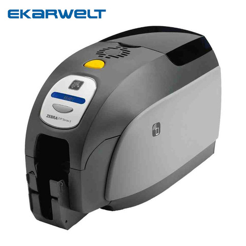 Zebra ZXP Series 3 CN Dual-sided PVC ID Card Printer,zxp3 double sided printer with two 800033-340CN ymcko color ribbons ► Photo 1/1