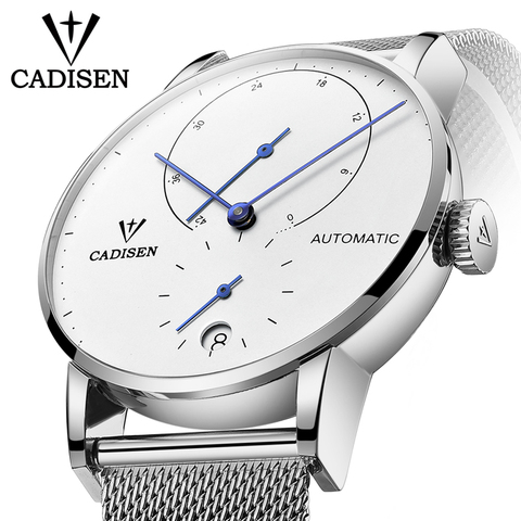 Mens Watches CADISEN 2022 Top Luxury Brand  Automatic Mechanical Watch Men Full Steel Business Waterproof Fashion Sport Watches ► Photo 1/6