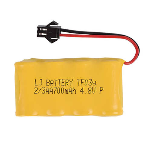 4.8v 700mah 2/3AA NI-CD M Battery Deformation robot remote control vehicle Rechargeable battery free shipping ► Photo 1/3