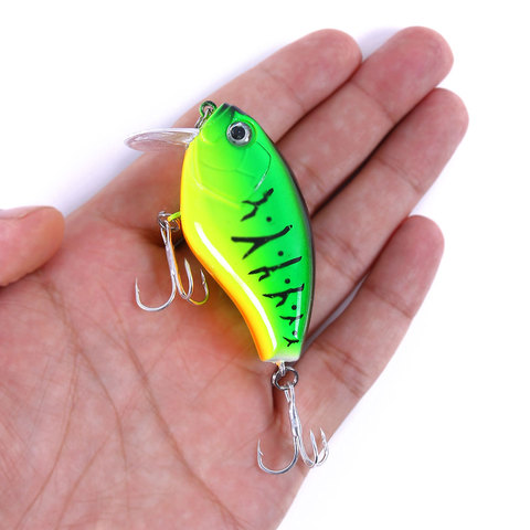 HENGJIA Floating Shallow Diving Crankbait Fishing Lures 17g/60mm Lifelike Wobblers With 6# Hooks isca artificial peche ► Photo 1/6