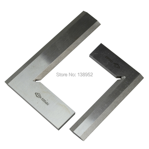 1PCS Stainless Steel 125 x 80mm Bladed 90 Degree Angle Try Square Ruler  Broadside L-Shaped 90 Degree Blade Measuring Tool  ► Photo 1/6