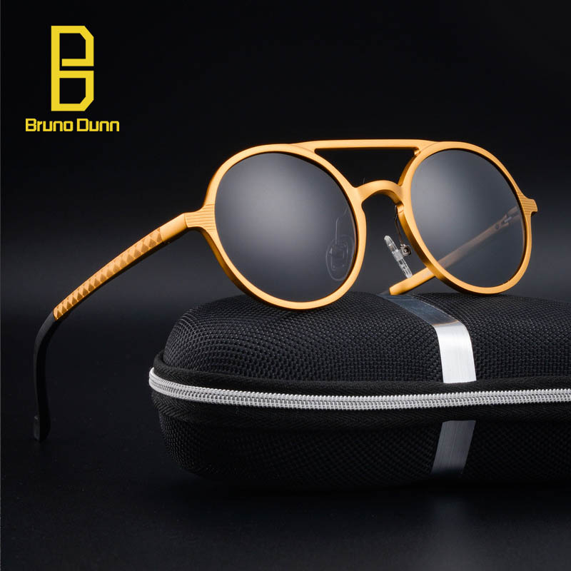 Bruno Dunn AVIATION Sunglasses Men Polarized UV400 High Quality