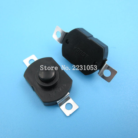 10PCS/LOT Horizontal 1712-KD 2Pin Terminals On Off Position Torch Push Button Switch Discount 50 Size 27mm x 12mm x 1mm (L*W*T) ► Photo 1/1