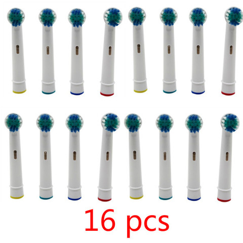 16 pcs Electric Toothbrush Heads SB-17A Replacement Soft-bristled POM 4 Colors for Oral B 3D ► Photo 1/6