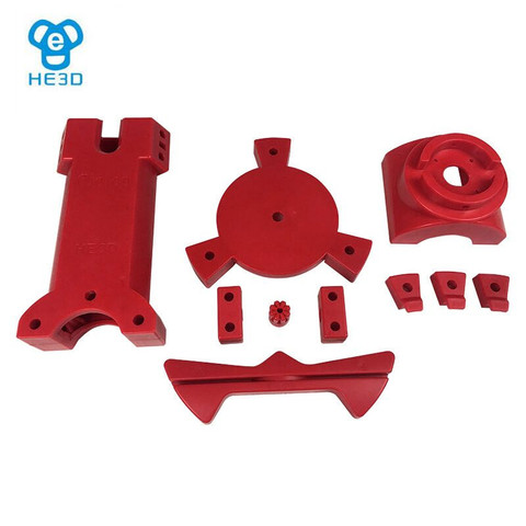 HE3D 3D Open source Portable Reprap Ciclop 3d scanner DIY injection molding red plastic parts ► Photo 1/4