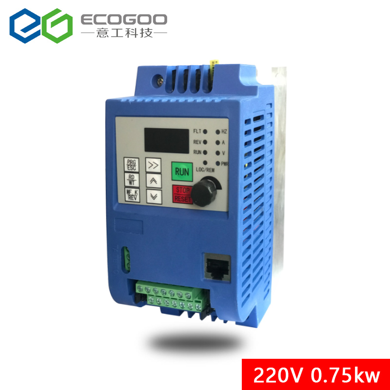 0.75KW 1HP 110V Variable Frequency Drive Inverter CNC VFD VSD Single To 3 Phase 