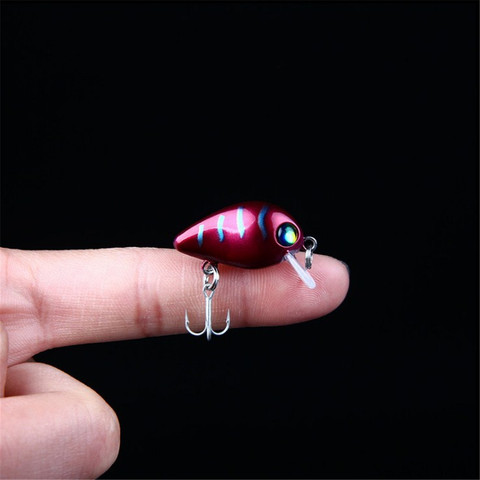 1pcs 30mm 1.7g Mini Crankbait Fishing Lure Floating Artificial Hard Bait Japan  Minnow Tackle Trout Bass Carp Fishing 17 Colors ► Photo 1/6