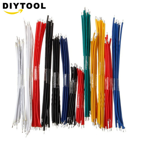 130Pcs 24AWG Breadboard Jumper Cable Tin-Plated Wires Kit Set Double Tinned Component Pack Colorful 13 Types 10 Pcs Each ► Photo 1/1