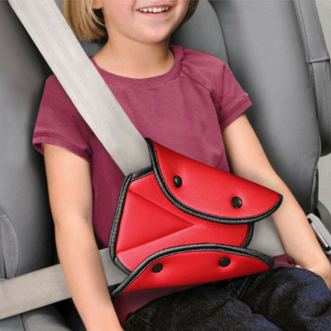 Protect Baby Kids Car Seat Belt Triangle Safety Holder Protect Child Seat Cover Adjuster Useful Protection For Children ► Photo 1/6