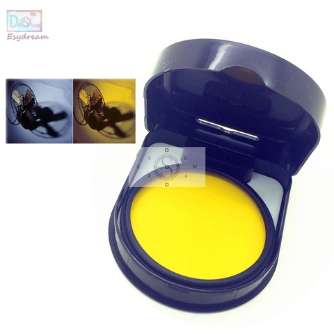Full Yellow Color Lens Filter for Canon Nikon Camera Lenses 37 40.5 46 49 52 55 58 62 67 72 77 mm 49mm 52mm 55mm 58mm 67mm 77mm ► Photo 1/2