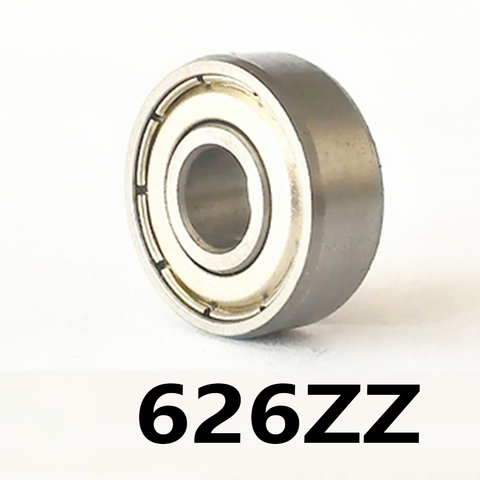 2pcs/lot 626ZZ Deep Groove Ball Miniature Mini Bearings 626ZZ 626-ZZ  6*19*6mm  6*19*6 ► Photo 1/1