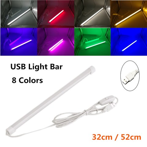 USB LED Light Bar 5V Rigid LED Strip for the Kitchen Dimmable Aluminum Light Bar for Under Cabinet Lighting Warm Cool White ► Photo 1/5