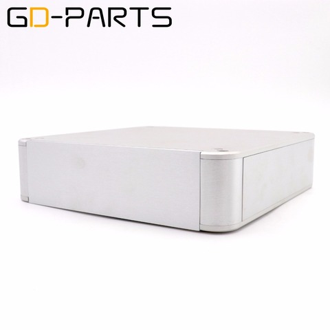 GD-PARTS 214x214x55mm Full Aluminum Amplifier Chassis Enclosure Case For Hifi DIY Headphone AMP DAC Round Corner 1PC ► Photo 1/5