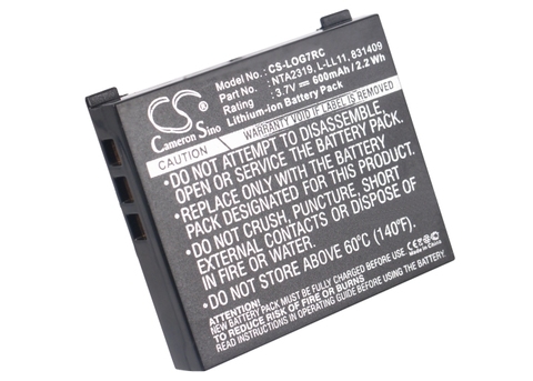 Cameron Sino 600mAh Battery L-LL11, NTA2319 for Logitech G7 Laser Cordless Mouse, M-RBQ124, MX Air ► Photo 1/6