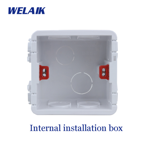 WELAIK UK Wall-switch-Electrical installation-box Savior-Of  White-Plastic-Flame retardant-ABS  B101W ► Photo 1/3