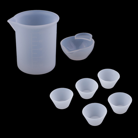 Reusable Silicone Measuring Cups Resin Mixing Cups Epoxy