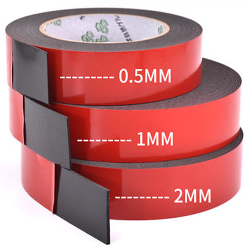 2pcs/1pcs 0.5mm-2mm thickness Super Strong Double side Adhesive foam Tape for Mounting Fixing Pad Sticky ► Photo 1/5