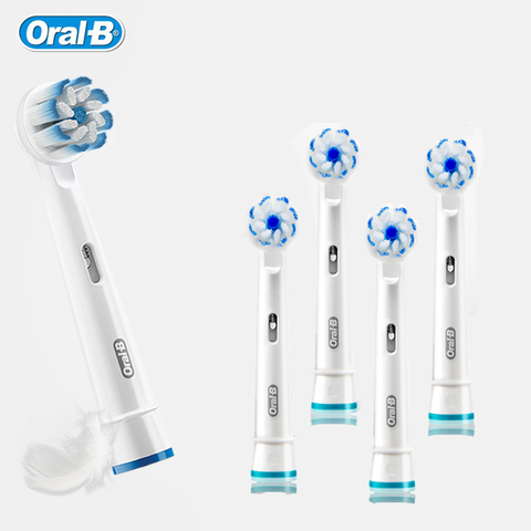 Replacement Electric Toothbrush Heads Super Soft Gum Protect Braun Oral B Brush Heads Nozzle Stain Removal EB60 Deep Cleaning ► Photo 1/6