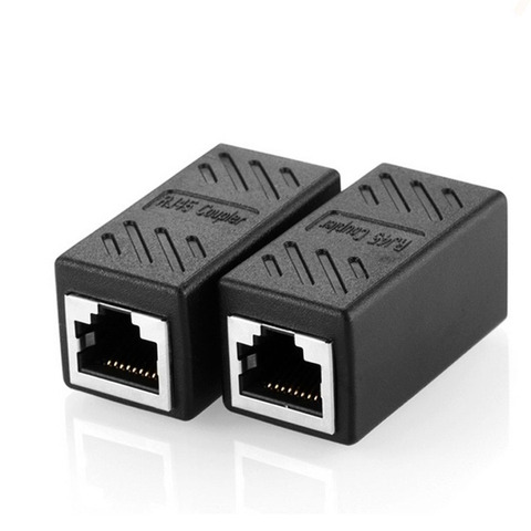 2 Pack RJ45 Coupler ethernet cable coupler LAN connector inline Cat7/Cat6/Cat5e Ethernet Cable Extender Adapter Female to Female ► Photo 1/5