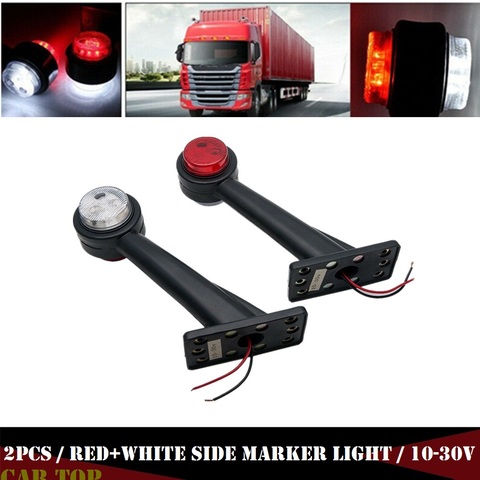 2PCS Truck Side Marker Lights 12v Trailer LED Lights Side Marker Lamp Clearance Lights Side Marker Light LED For Truck ► Photo 1/6