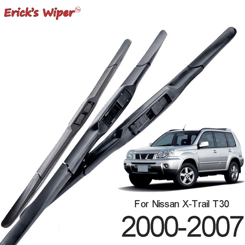 Erick's Wiper Front & Rear Wiper Blades Set For Nissan X-Trail T30 2000 - 2007 Windshield Windscreen 24