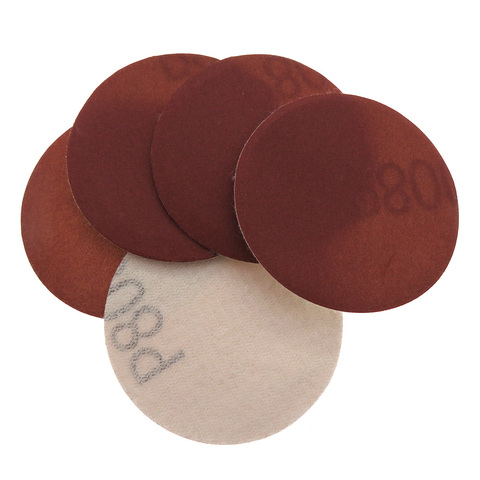 20 Pcs 3 Inch 75 mm Round sandpaper Disk Sand Sheets Grit 40-1000 Hook Loop Sanding Disc for Sander Grits red Polishing Discs ► Photo 1/6