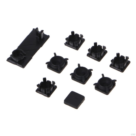 Rubber Feet Plastic Button Screw Cap Cover Set Replacement for Sony Playstation PS3 Slim 2000 3000 Controller ► Photo 1/6