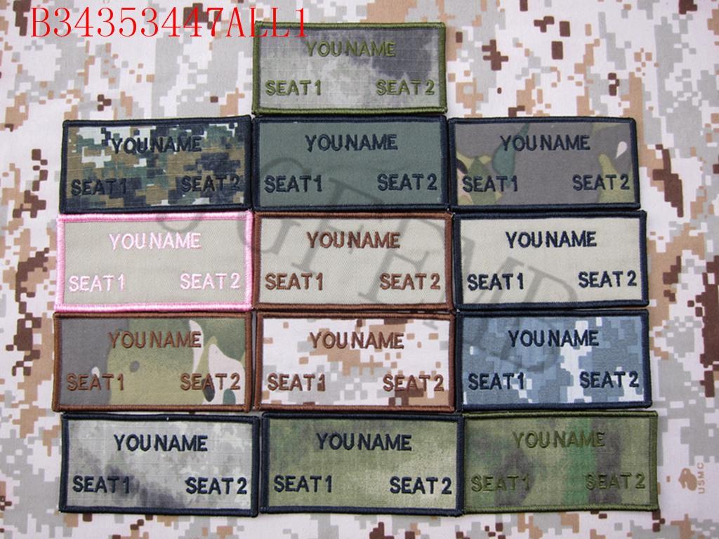 Custom name Tapes Text brand Morale tactics Military Embroidery patch -  Price history & Review, AliExpress Seller - Yu&Jia Patch Factory