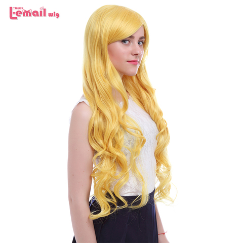 L-email wig New Arrival Star vs. The Forces of Evil Cosplay Wigs Yellow Long Heat Resistant Synthetic Hair Perucas Cosplay Wig ► Photo 1/5