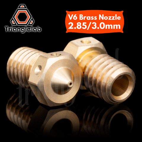 trianglelab V6 Nozzle 2.85/3.0MM M6 Thread Large Flow High quality custom models for 3D printers hotend for E3D v6 hotend J-head ► Photo 1/4