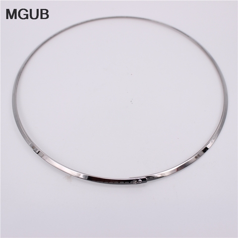 MGUB  2017  Fashion Gold Color  Statement Necklace Girl Punk collar Choker Necklace Women 316L Stainless Steel Jewelry NN21 ► Photo 1/6