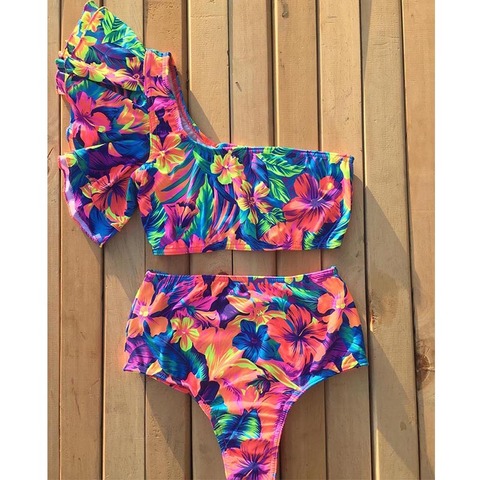2022 Sexy Swimwear Women Swimsuit Push Up Biquini Brazilian Bikini Set  Summer Beach Wear Print Bathing Suit Female ► Photo 1/6