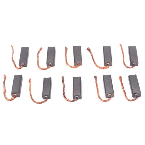 10pcs Conductive Copper Carbon Brushes Wire Leads 4.5*6.5*20mm for Generator Generic Electric Motor Durable Mini Carbon Brush ► Photo 1/6