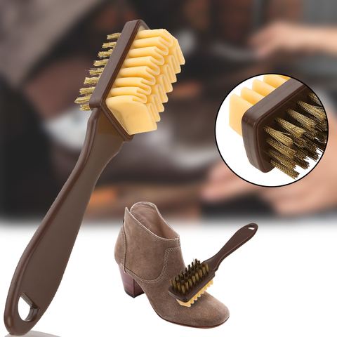 2-Sided Cleaning Brush Rubber Eraser Set Fit for Suede Nubuck Shoes Steel + plastic + rubber Boot Cleaner ► Photo 1/6