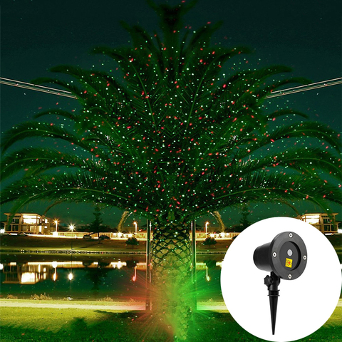 Outdoor Red Green Sky Star Laser Projector lamp Christmas Starry Sky Laser Light Garden Landscape Shower Party Disco Stage Light ► Photo 1/1