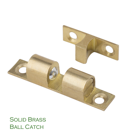 furniture single Door Latch/Catch Closures solid brass  material ball catches with free screws ► Photo 1/4