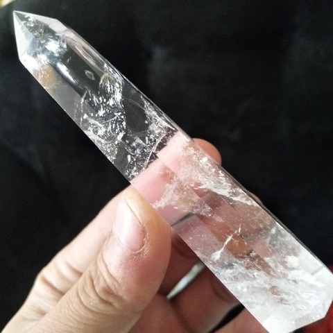 90mm/100mm Natural quartz crystal point feng shui chakra transparent crystal wand and healing crystals stones wholesale ► Photo 1/3