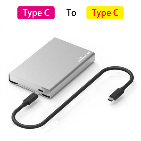 usb 3.1 type C hdd enclosure full metal aluminum hard drive caddy 2.5 external hard disk cover case for sata hdd ssd blueendless ► Photo 1/5