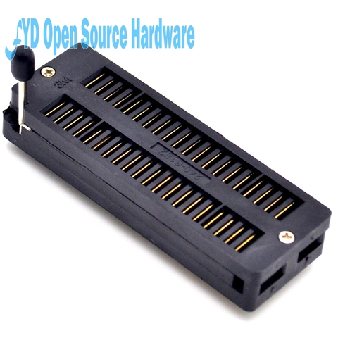 DIP 40 Pin 40Pin Universal ZIF IC Socket Black ► Photo 1/3