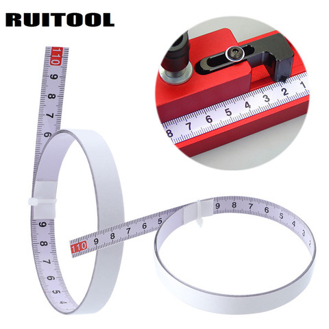 1M Miter Saw Tape Measure Self Adhesive Metric Steel Ruler Miter Track Stop Tape For Router Saw Table Band Saw Woodworking Tools ► Photo 1/6