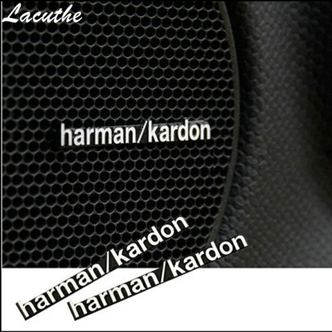 Lacuthe 3D Harman/Kardon hi-fi speaker stereo speaker aluminum badge emblem Sticker Car Accessories Styling ► Photo 1/4