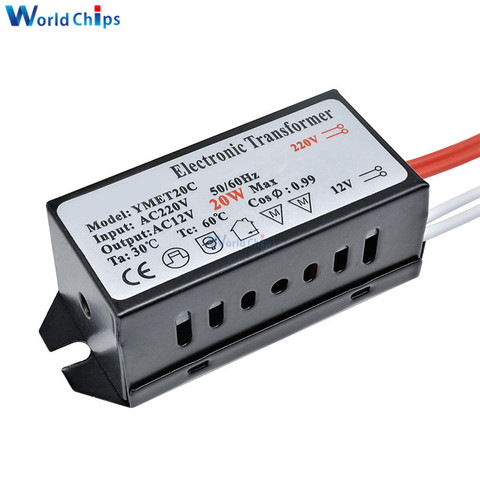 AC 220V to 12V 20-50W LED Lighting Transformator Halogen Lamp Electronic Converter Voltage Transformer LED Driver Power Supply ► Photo 1/1