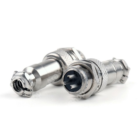 Areyourshop Sale 5 Pcs 3 Pin XLR 12mm Audio Cable Connector Adapter Chassis Mount High Quality minijack plug Wire Connector ► Photo 1/1