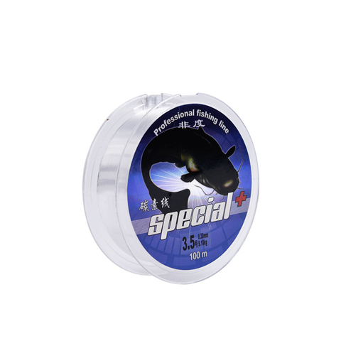 New Available 100M Fluorocarbon Fishing Line 0.1-0.6mm Carbon Fiber Leader Line brand fly fishing line pesca ► Photo 1/4