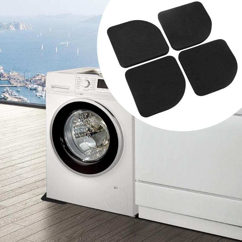 4Pcs Washing Machine Shock Mute Pads Refrigerator Non-Slip Anti Vibration MatCR 