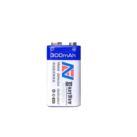 High capacity 300MAH 9V NI-MH battery 6F22 1604G microphone detector universal meter rechargeable battery ► Photo 1/1