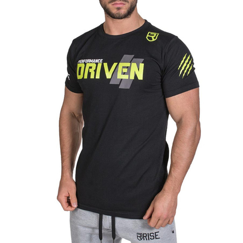 2022 Men Brand T-shirt Gyms Fitness Bodybuilding Slim Summer Casual Fashion Print Male Cotton Tee shirt Tops Crossfit Clothing ► Photo 1/6