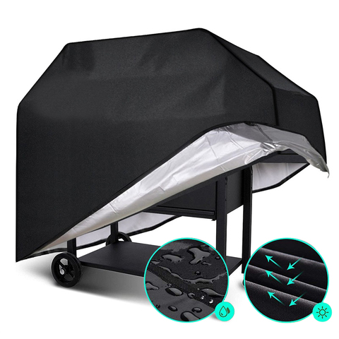 Waterproof BBQ Grill Cover Barbeque Cover Anti Dust Rain UV For Gas Charcoal Electric Barbe Barbecue Accessories Outdoor Garden ► Photo 1/6