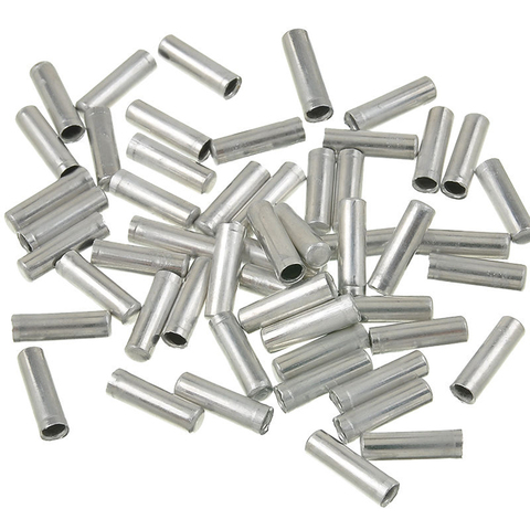 100 PCS  Silver Color Wholesale Bicycle Bike Shifter Brake Cable Tips Caps End Crimp Tool Accessories ► Photo 1/6