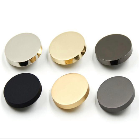 1lot=10PCS Sewing accessories metal decorative buttons for clothing bouton fantaisie botones for crafts color:silver gold black ► Photo 1/5
